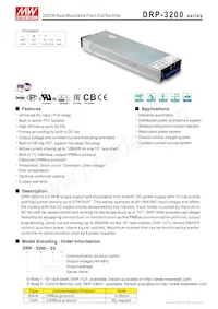 DRP-3200-48 Datasheet Cover