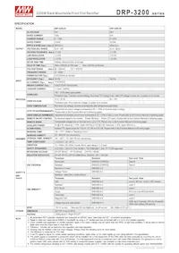 DRP-3200-48 Datasheet Pagina 2