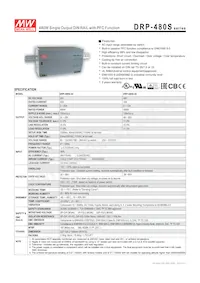 DRP-480S-48 Datasheet Cover