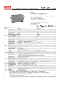 DRT-480-48 데이터 시트 표지