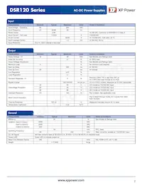 DSR120PS48 Datasheet Pagina 2