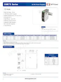 DSR75PS48 Datasheet Copertura