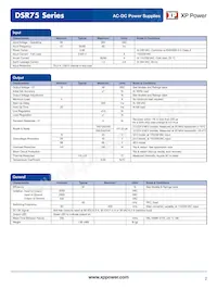 DSR75PS48數據表 頁面 2