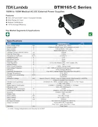 DTM165PW360C Datasheet Cover