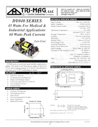 DY040-D數據表 封面