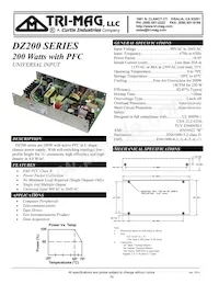 DZ200-4EU Datasheet Cover
