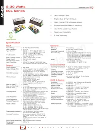 ECL25US05-S Datasheet Cover