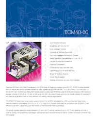 ECM100UQ46 Datasheet Cover