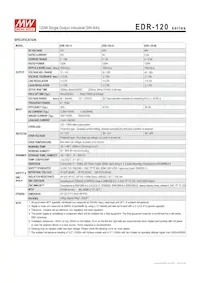 EDR-120-24 Datasheet Page 2