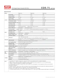 EDR-75-48 Datasheet Page 2
