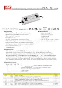 ELG-100-42B Datasheet Cover