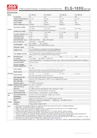 ELG-100U-48 Datasheet Pagina 2