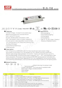 ELG-150-48B Datasheet Cover