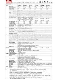 ELG-150-48B Datasheet Pagina 2
