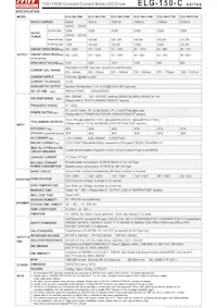ELG-150-C500 Datasheet Page 2
