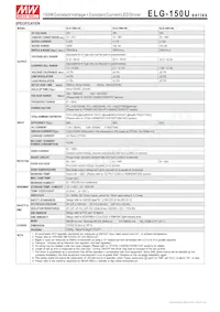 ELG-150U-48B Datasheet Page 2