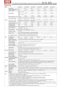 ELG-200-42B Datasheet Page 2