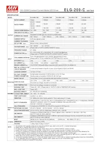 ELG-200-C2100 Datasheet Page 2