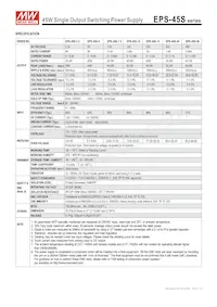 EPS-45S-3.3 Datasheet Pagina 2