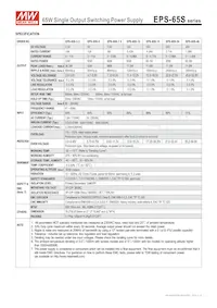 EPS-65S-15 Datasheet Pagina 2