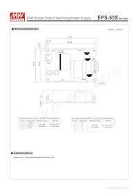 EPS-65S-15 Datasheet Page 4