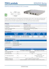 EZA250032048 Datasheet Cover