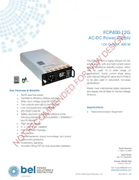 FCP400-12G Datasheet Cover