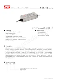 FDL-65-1800 Datasheet Cover