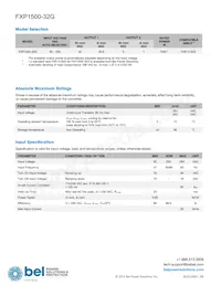 FXP1500-32G Datasheet Pagina 2