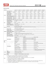 GS15B-0P1J Datasheet Page 2