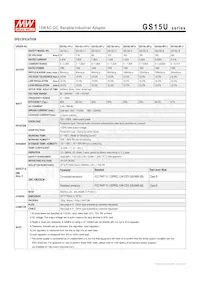 GS15U-8P1J Datasheet Page 2