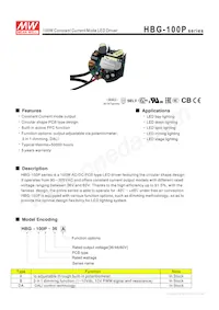 HBG-100P-48A Datasheet Cover