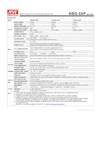 HBG-60-2100P Datasheet Page 2