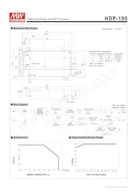 HDP-190 Datasheet Page 2