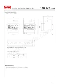HDR-100-12 Datasheet Page 4