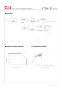 HDR-150-12 Datasheet Page 3
