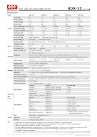 HDR-30-48 Datasheet Pagina 2