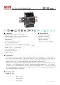 HDR-60-15 Datasheet Copertura