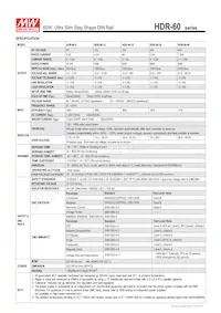 HDR-60-15 Datasheet Pagina 2