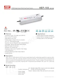 HEP-100-36A Datasheet Cover