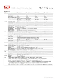 HEP-480-36A Datasheet Page 2