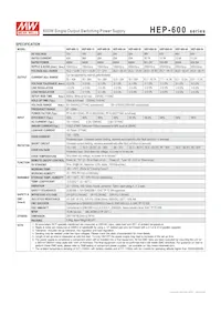 HEP-600-15 Datasheet Page 2