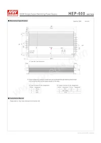 HEP-600-15 Datasheet Page 4