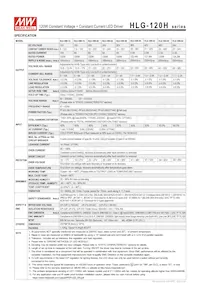 HLG-120H-20 Datasheet Pagina 2