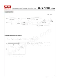 HLG-120H-20 Datasheet Pagina 3