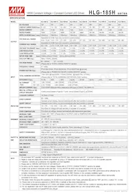 HLG-185H-20 Datasheet Page 2