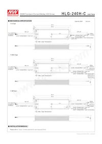 HLG-240H-C700A Datasheet Page 9