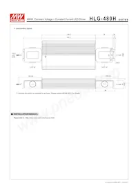 HLG-480H-36B Datasheet Page 14