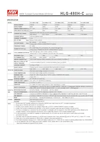 HLG-480H-C2100A Datasheet Page 2