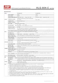 HLG-80H-C350B Datasheet Pagina 2